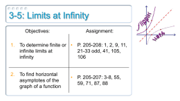 3 5 Limits Infinity