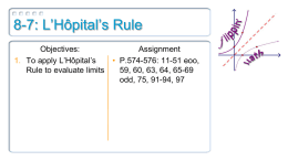 8 7 Hopitals Rule