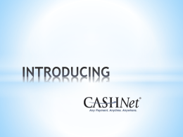 Introducing CASHNet