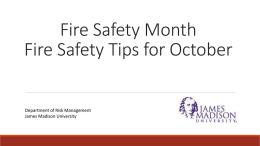October Safety Tips