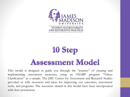Download the Assessment Model Presentation
