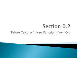 Click here for Section 0.2 Presentation