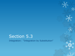 Click here for Section 5.3 presentation
