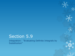 Click here for Section 5.9 presentation