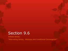 Click here for Section 9.6 Presentation