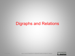 Graphs and relations