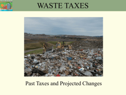 Waste Taxes