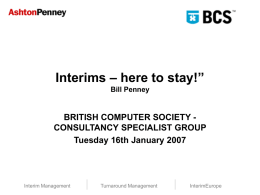 Bill Penney's presentation (99 kb)