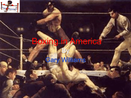 Boxing in America.ppt