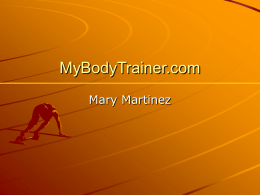 My Body Trainer.ppt