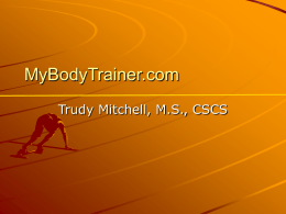 My Body Trainer.ppt