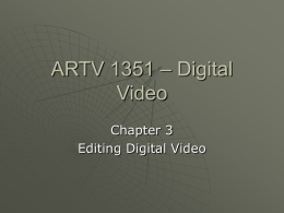 ARTV 1351 – Chapter 3.ppt