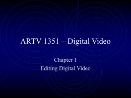 ARTV 1351 – Chapter 1.ppt