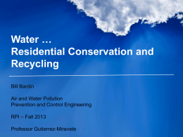 Water - Residential Conservation and Recycling.pp+