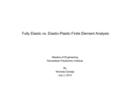 Fully Elastic vs Elastic Plastic Draft 2.ppt
