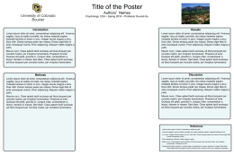poster template