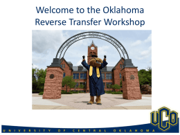 Reverse Transfer Workshop Sessions