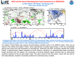 MJO and the Record-Breaking East Coast Snowstorms in 2009/2010