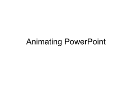 animating powerpoint