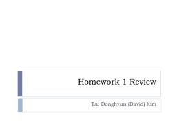 HW1 discussion
