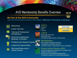 AVS Promotional PowerPoint Slides