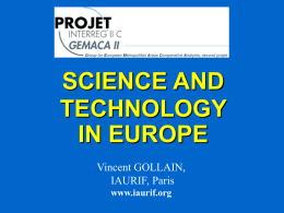 Science and Technology in Europe