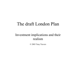 The Plan's Investment Implications and their Realism