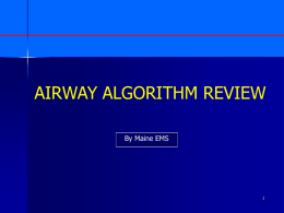 Airway Algorithm Review