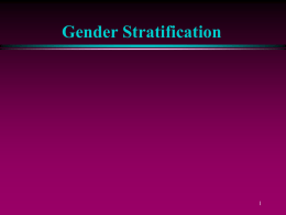 13_Gender Stratification