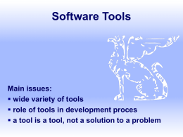 15. Software Tools