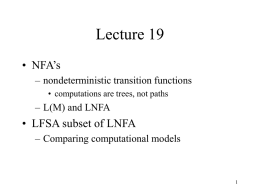 Lecture 19