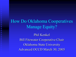 how_do_oklahoma_cooperatives_manage_equity.ppt