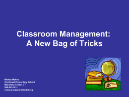 Classroom Management Presentation
