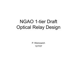 NGAO 1-tier optical relay.ppt