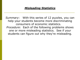 Misleading Graphs and Data 6 and 12 Puzzles.ppt