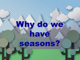 Seasons- Powerpoint