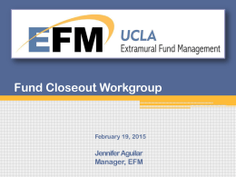 EFM PowerPoint Presentation from Fund Manager Meeting