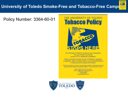 UT - Tobacco Free Campus