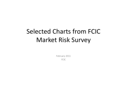 0000-00-00 FCIC Market Risk Survey Chartbook