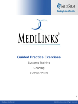 Medilinks Guided Practice