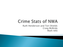 Crime Stats of NWA