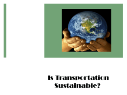 Transportation Sustainability Module.ppt