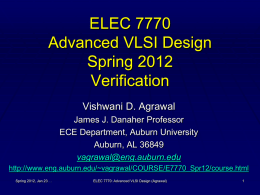 Lecture 3: Verification