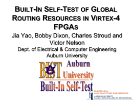 Built-In Self-Test of Global Routing Resources . . . Yao