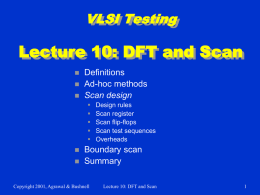 Lecture 10: DFT and Scan