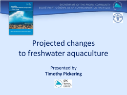 10 Vulnerability of freshwater aquaculture