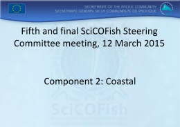 SciCOFish Coastal Fisheries Component 2   Results