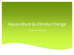 5. Aquaculture and Climate Change