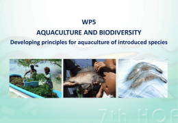 Day 2   03 Aquaculture and Biodiversity