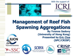 Day 2   04 Management of Spawning Aggregations